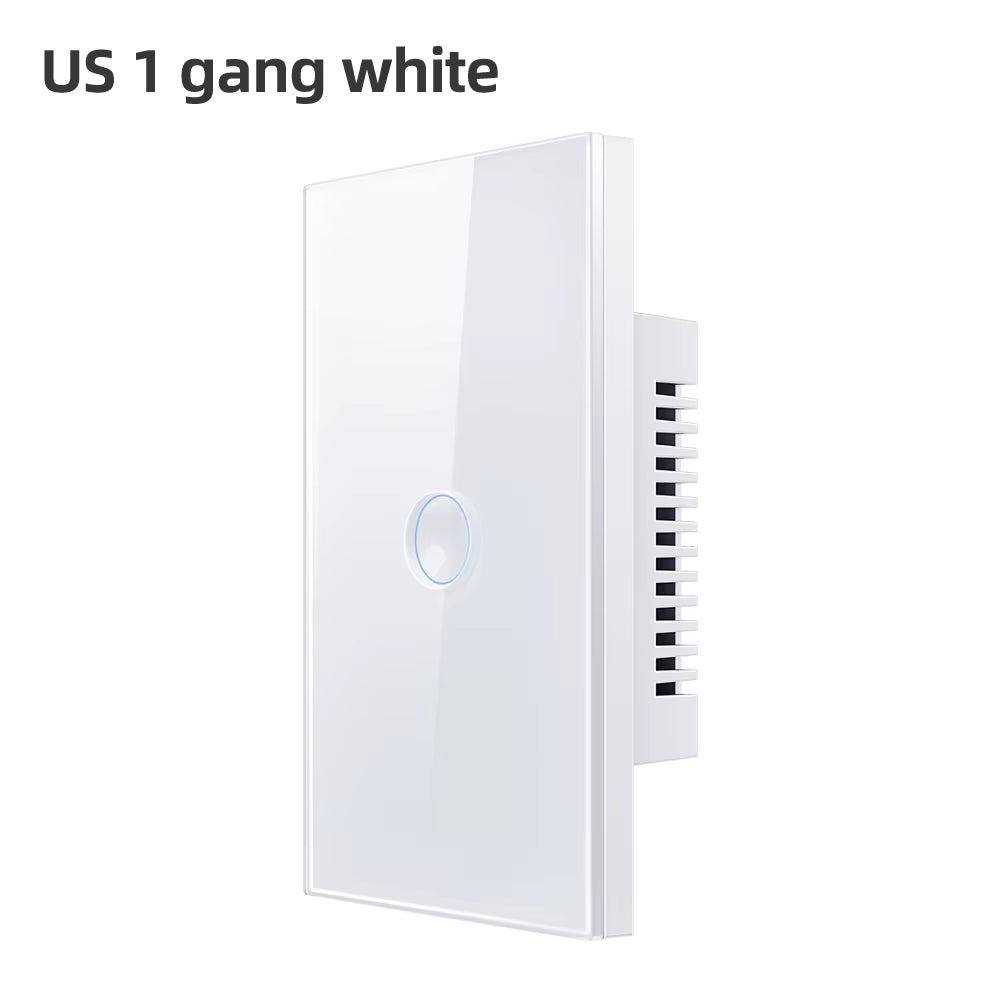 Tuya Smart Zigbee Touch Groove Light Switch 220V Waterproof Smart Life APP Remote Control Works with Alexa Google Home