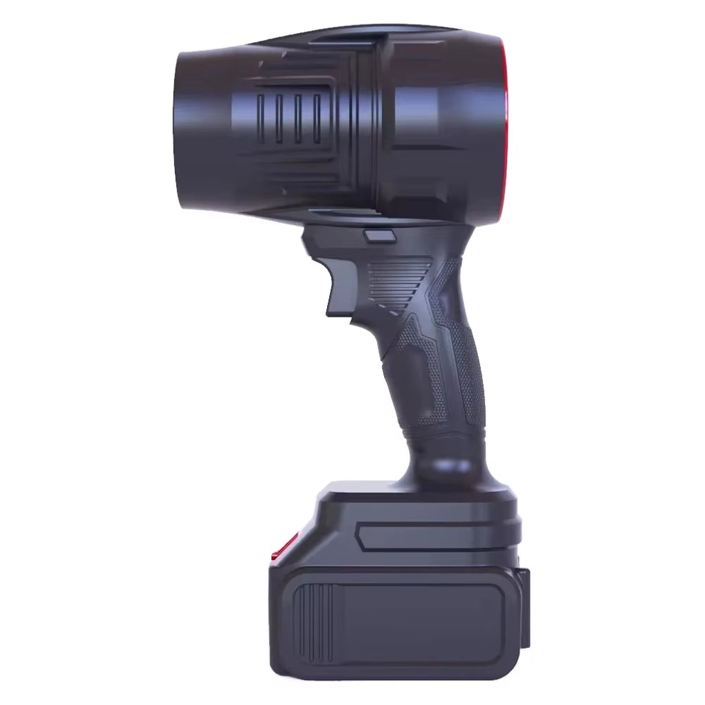Turbo Fan Handheld Air Blower Lithium Battery Strong Blowing Leaf Water High Power Hair Dryer Mini Turbo Jet Fan Brushless Motor