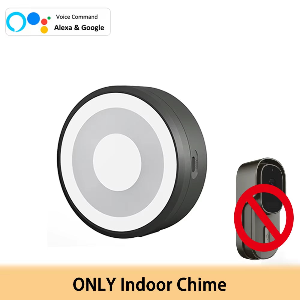 Tuya Wifi Video Doorbell Camera Outdoor Waterproof Wired Door Bell 1080P Alexa Wireless Security Battery Door Bell Camera
